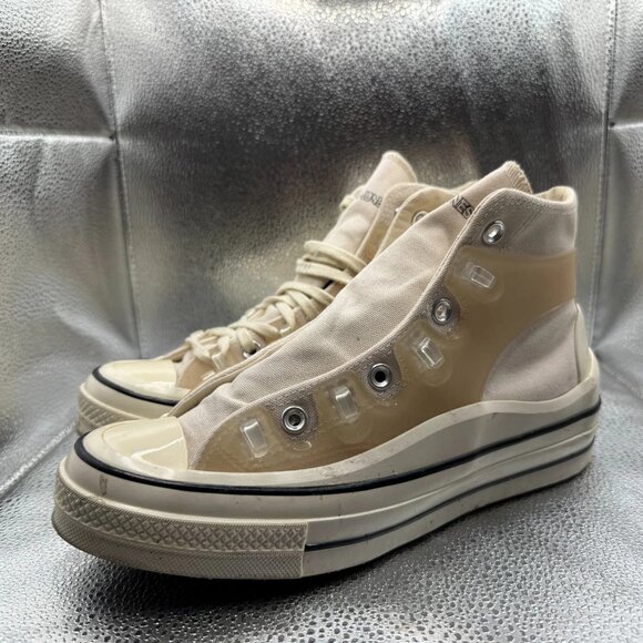 Size M 7 W 9 Kim Jones x Converse Chuck Taylor All-Star 70 Ivory Shoes 171258C - Picture 6 of 9